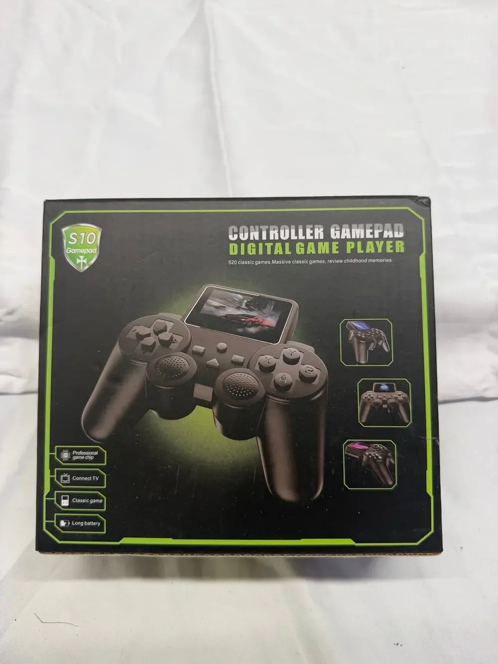 S10 Gamepad Game Console – 520 Classic Retro Games, Built-in Screen & TV Output